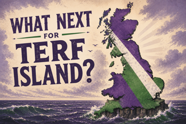 UK map in green and purple