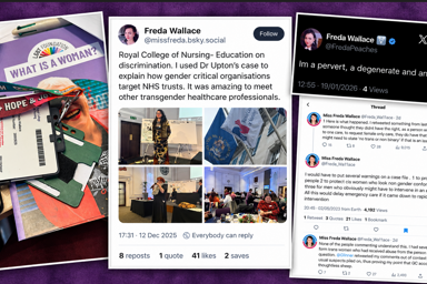 Social media posts by Wallace